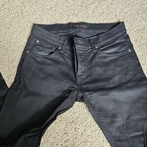 Nudie Men's Black Skinny Jeans